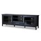 Baxton Studio Espresso TV Stand-One Drawer 106-5371 - alternate 1